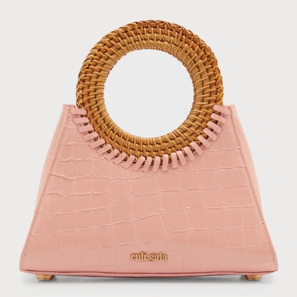 cult gaia Handbags - Cult Gaia Pink Chiara Crossbody Bag